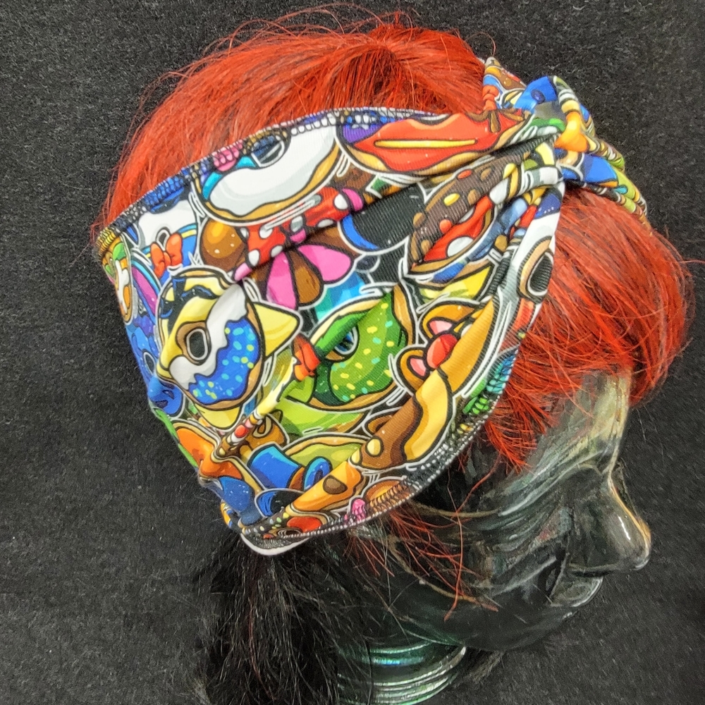 Disney Character Donuts Headband stretch knit - Picture 2 of 3